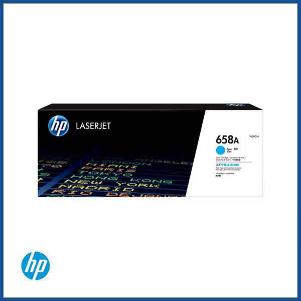 HP 658A (W2001A) Cyan Toner Cartridge 